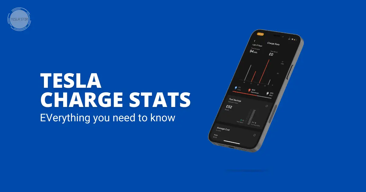 Tesla Charge Stats on Mobile App