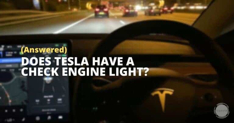 Does Tesla Have a Check Engine Light?
