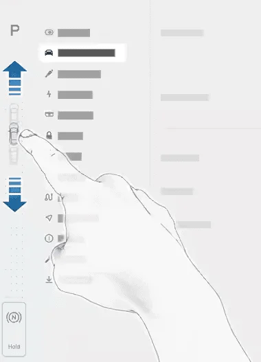 Neutral Mode on Tesla Model S/X (2021+) Drive Mode Strip