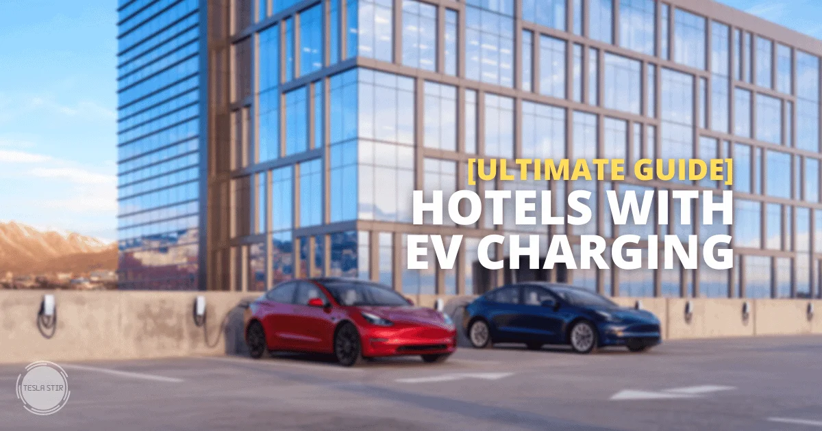 hotels with ev charging stations