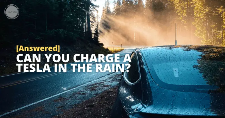 Can You Charge a Tesla Electric Car in the Rain?