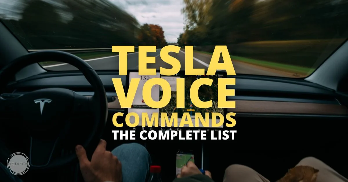 Tesla Voice Commands: Full List (2024 Verified)