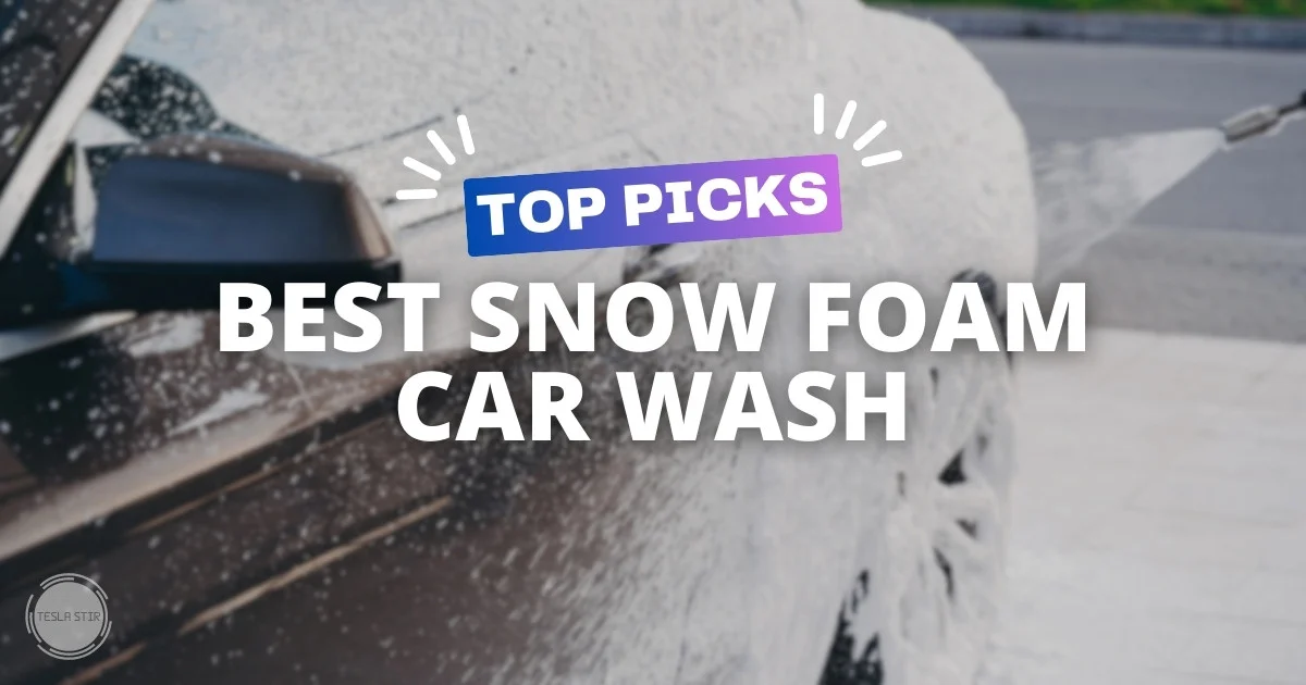 best car snow foam wash