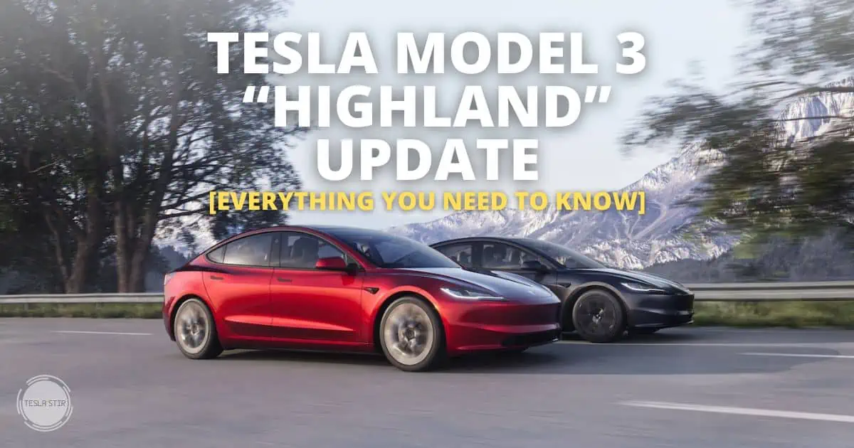 2024 tesla model 3 highland updates