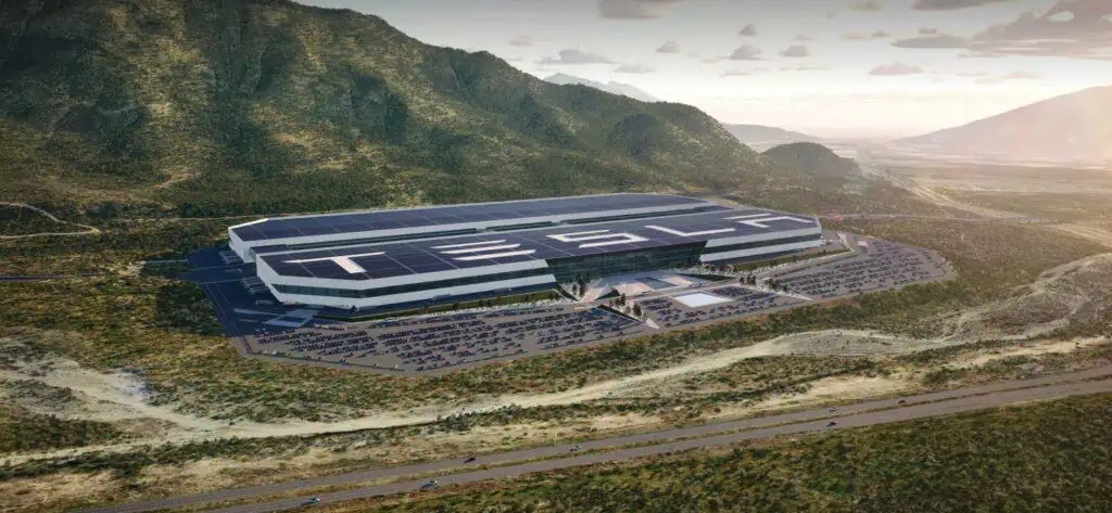 tesla gigafactory in Mexico planned to open in 2025